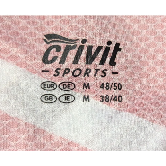 Crivit sz M Cycling Jersey ss 1/4 zip colorful print bike men 2830 - Picture 5 of 6